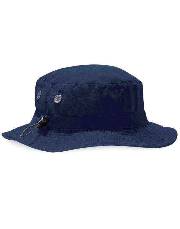 Beechfield Cargo Bucket Hat | Unisex | UPF 50+ | Cord Adjustment | 5 Colours | One Size: Olive / One Size