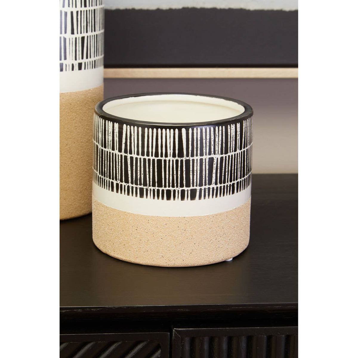 Jada Small Striped Planter