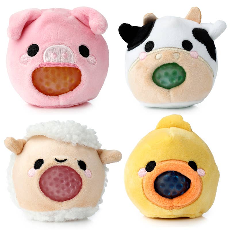 Adoramals Farm Plush Squeezies Toy