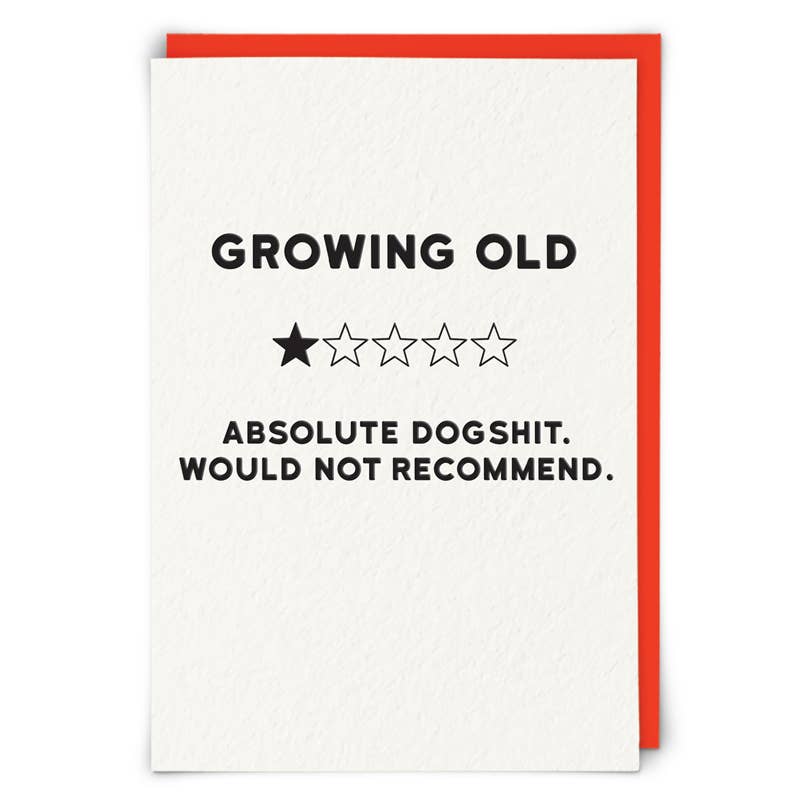 Old Star Greetings Card