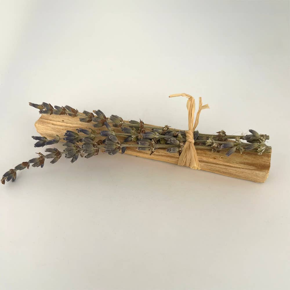 Mini Smudge Cluster, Palo Santo with Lavender 4&quot;