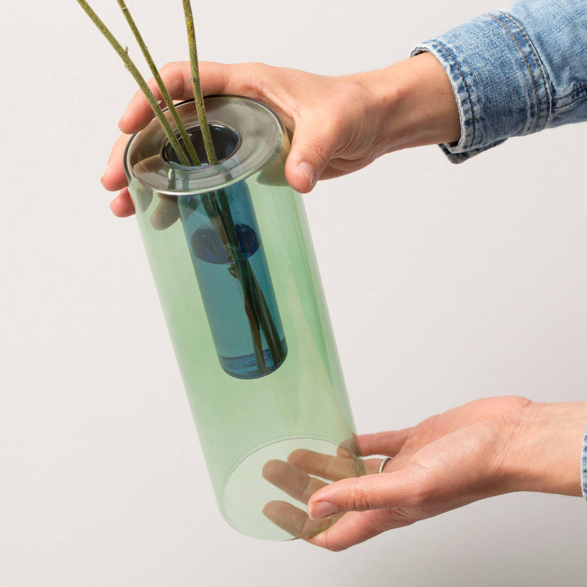 Reversible Glass Vase - Large