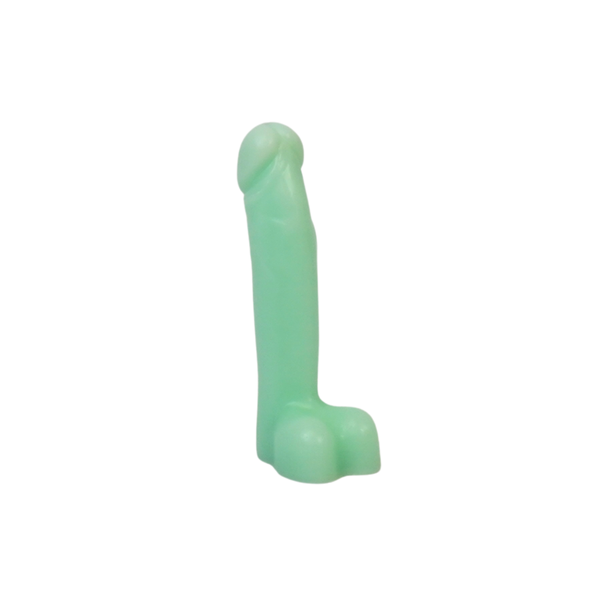 Candle - Dick - Wax - Mint  - 160gram - 7x5,5x17cm