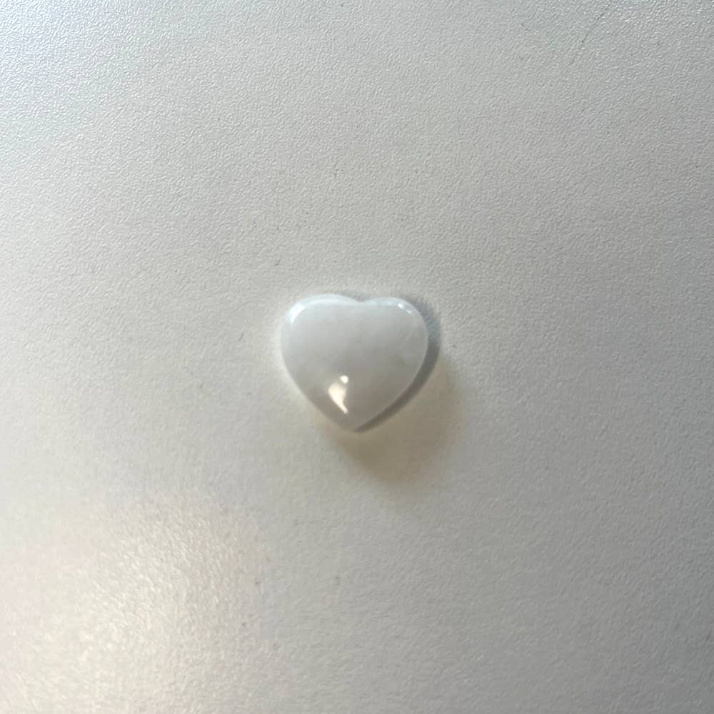 Mini Crystal Heart, 2cm: Clear Quartz