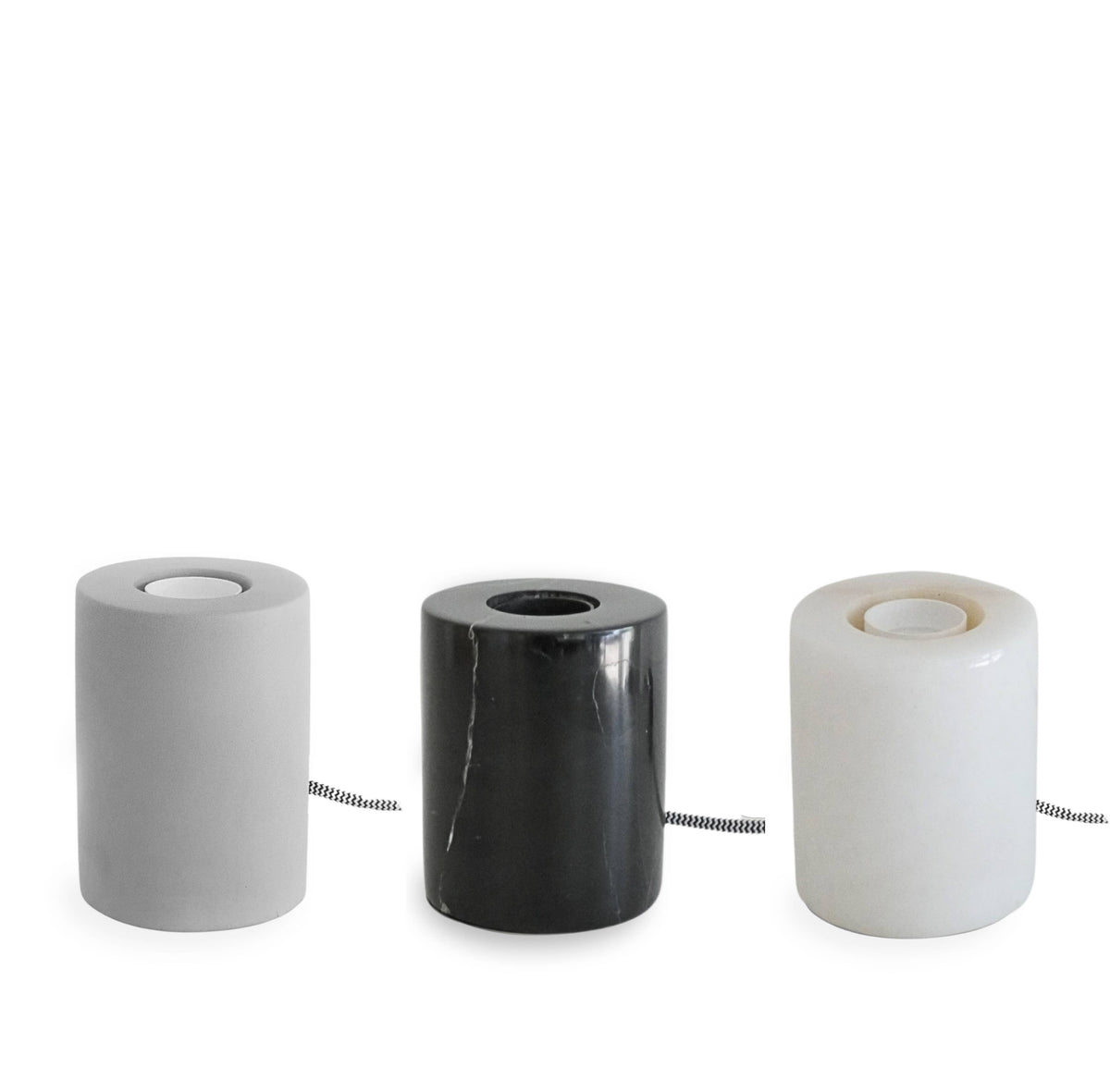 Desk Lamp in Marble Stone , Grey Concrete or stone Style