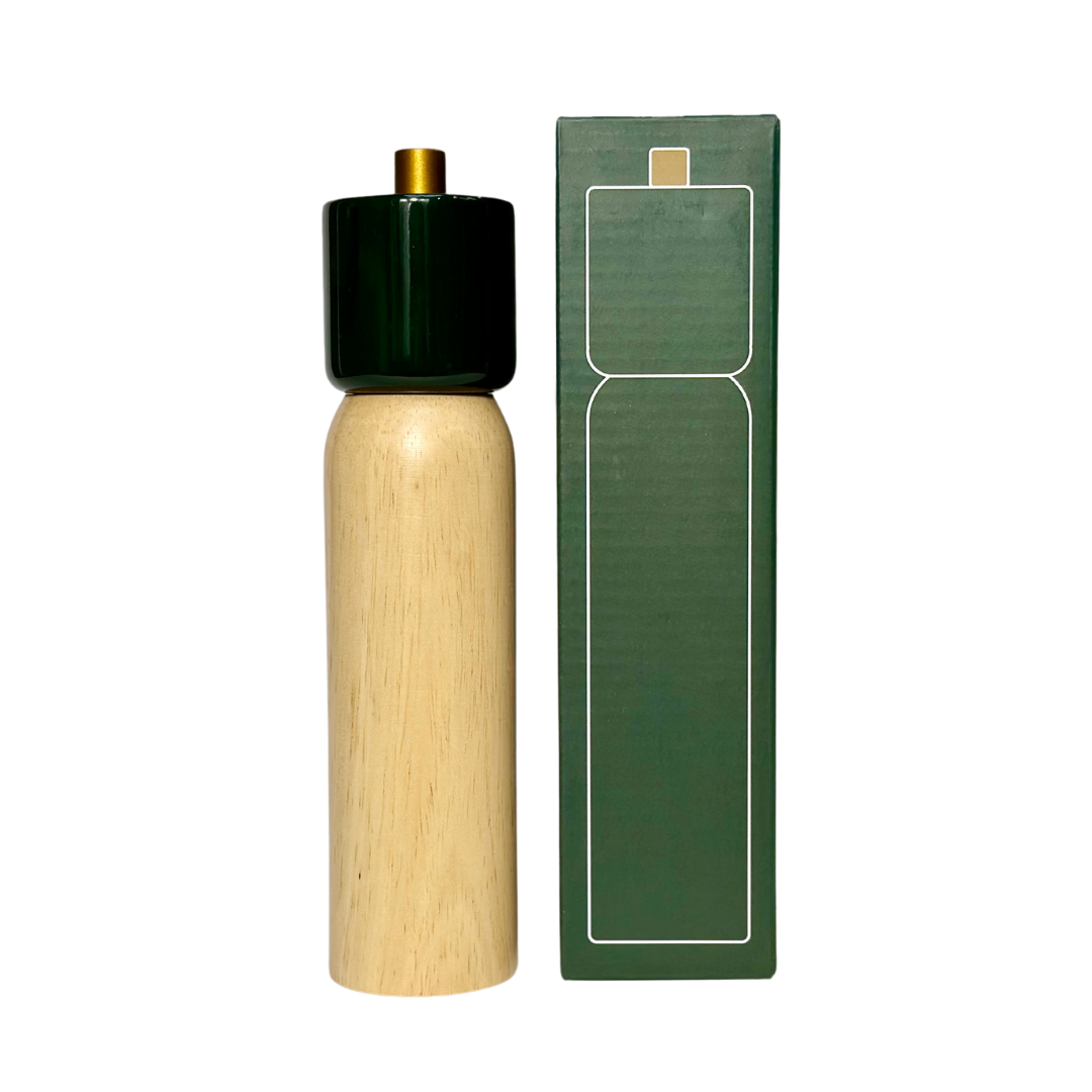 Salt &amp; Pepper Grinder - Green &amp; Gold