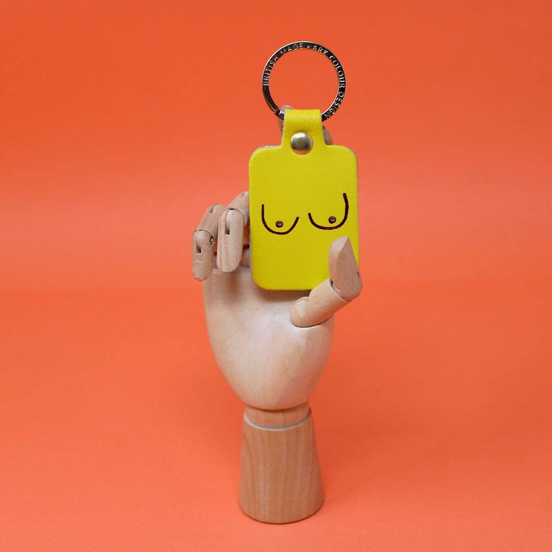 Boobs Key Fob: Black