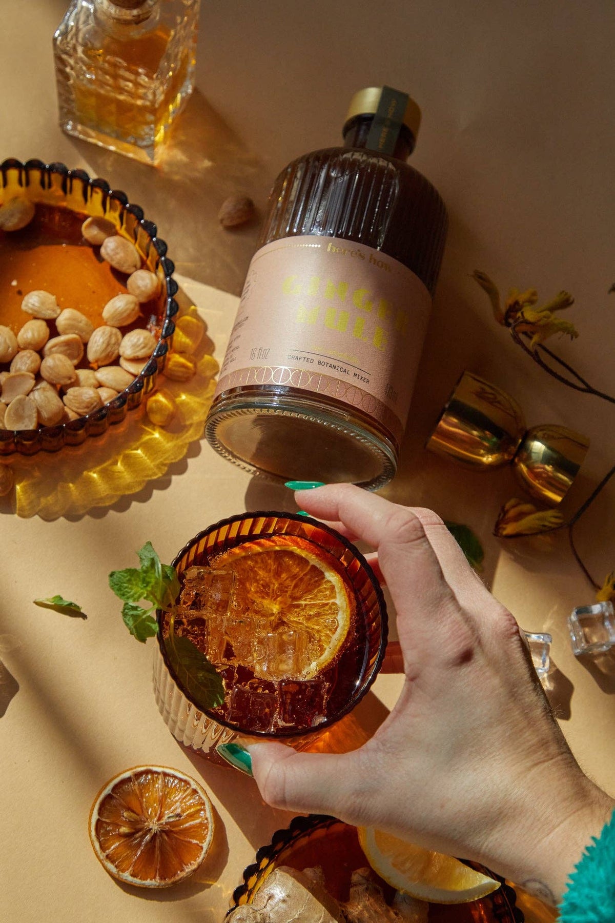 Here&#39;s How The Scout Lowball Glass - Set of 2 Amber
