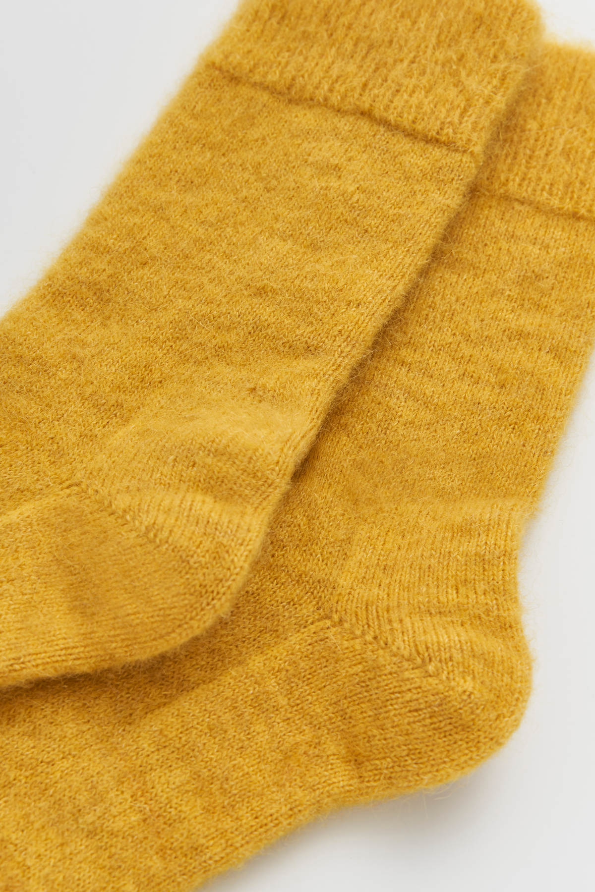 Dandelion Yellow Ultra Soft Alpaca Socks: Dandelion Yellow / Large (UK 11-13)