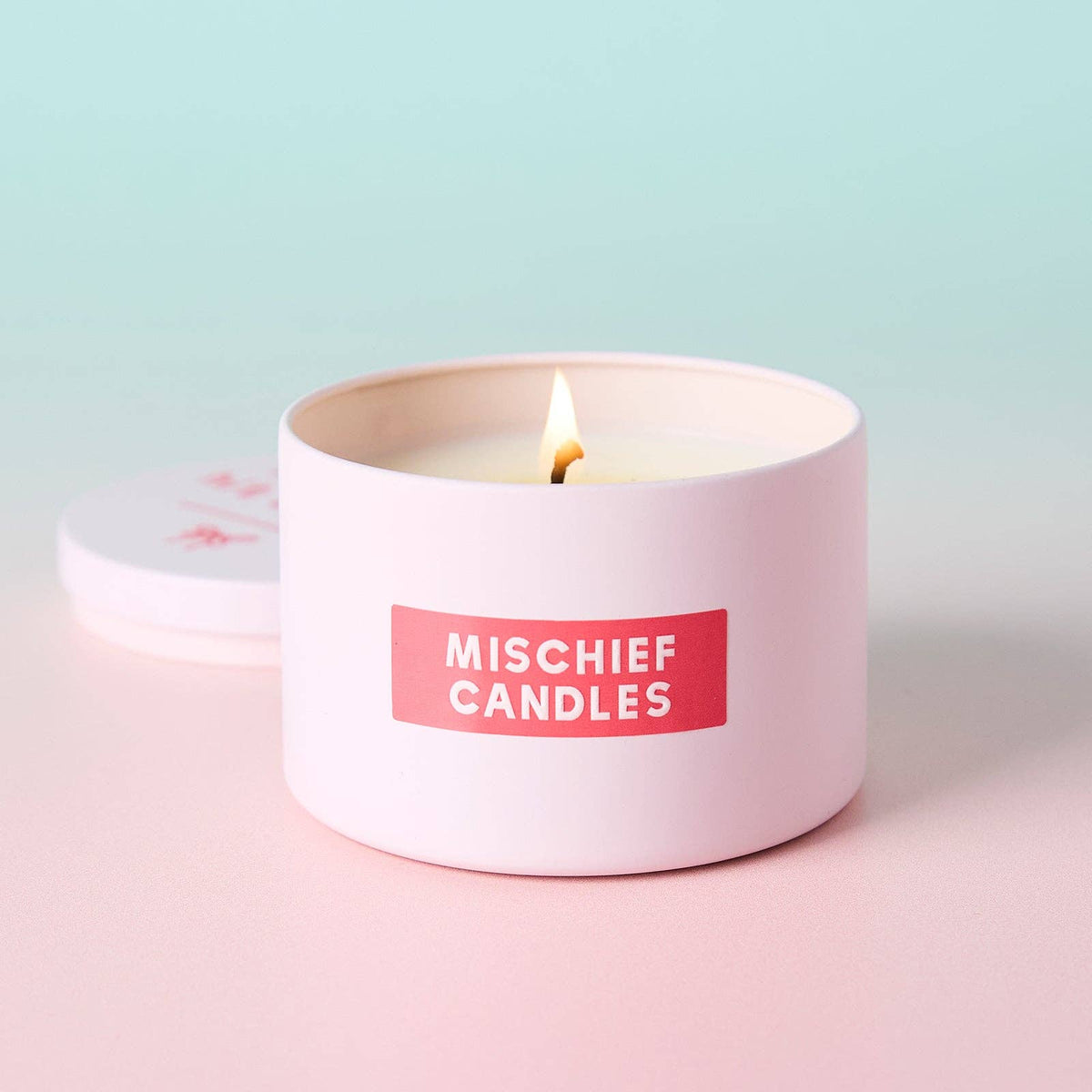 Hot Girls Hit Snooze Pink Tin Candle: Sugar N' Spice - Cookies Vanilla & Spices / Candle Only