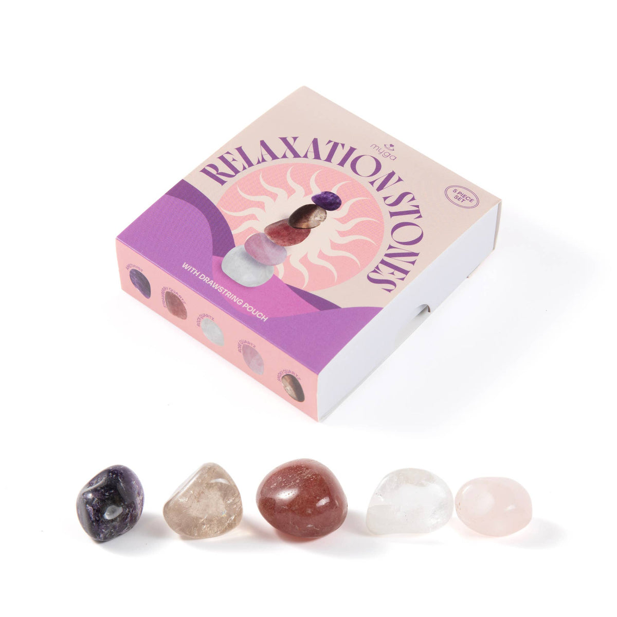 Myga Wellbeing Crystal Collection - Single Units: Relaxation