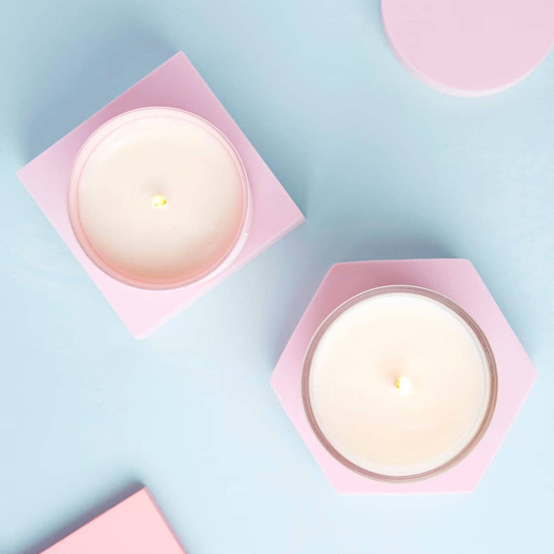 Manifesting Gift Funny Positivity Candle Manifest That Shit: Pink / Chilled Vibes / 20cl