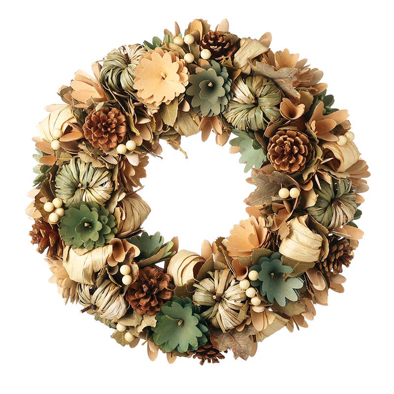 Autumn-AUTUMN FLORAL WREATH