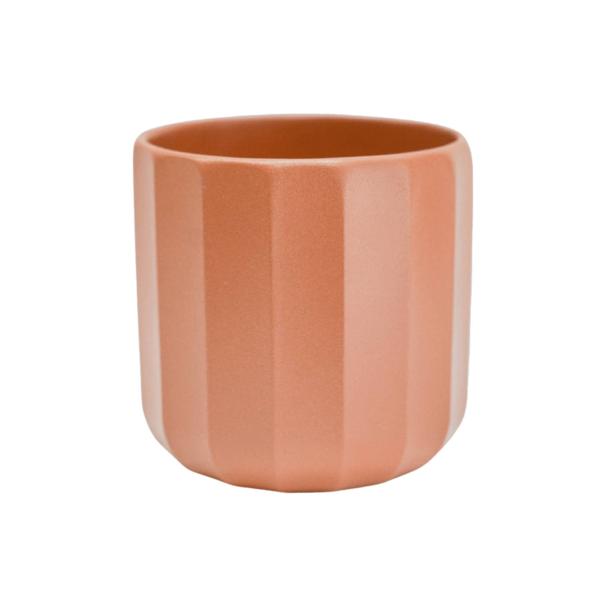 Positano Geo Planter: Ivory/ Off-white / 11 cm