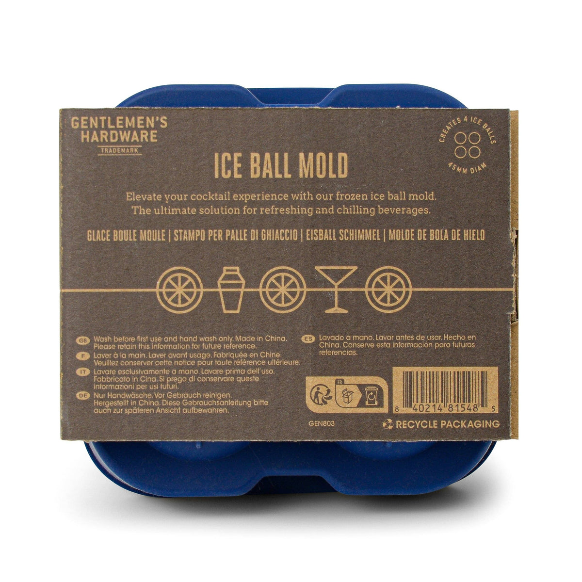 Gentlemen&#39;s Hardware Ice Cube Tray