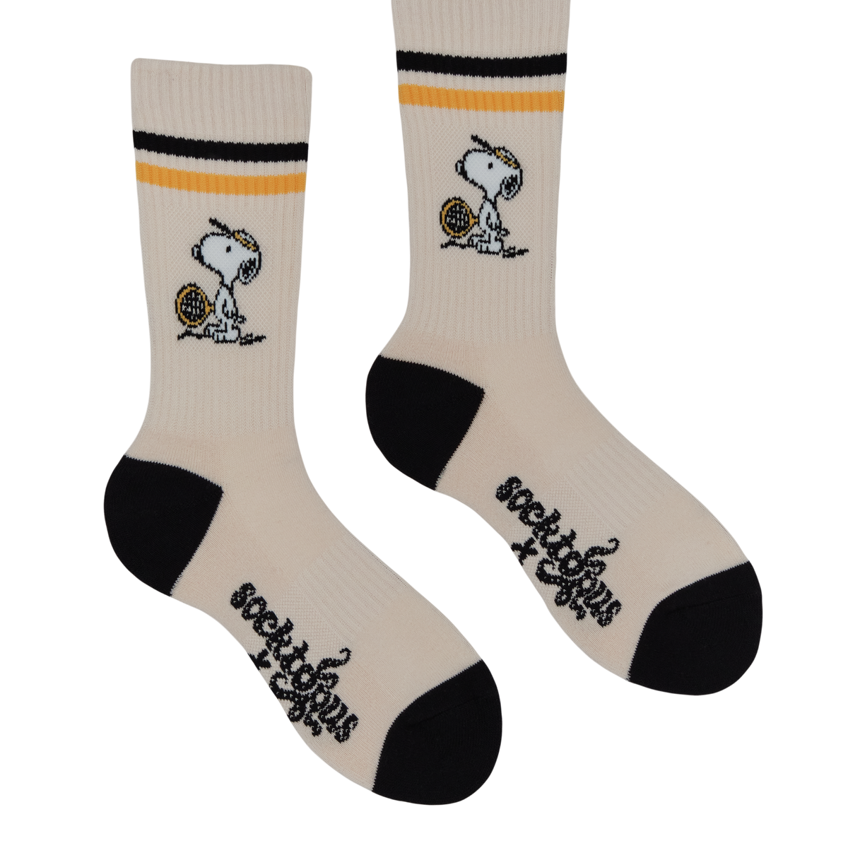 Tennis Athletic Socks - Peanuts: CREAM / ONE SIZE (UK 5-11 / EU 38-45 / US 7-12)