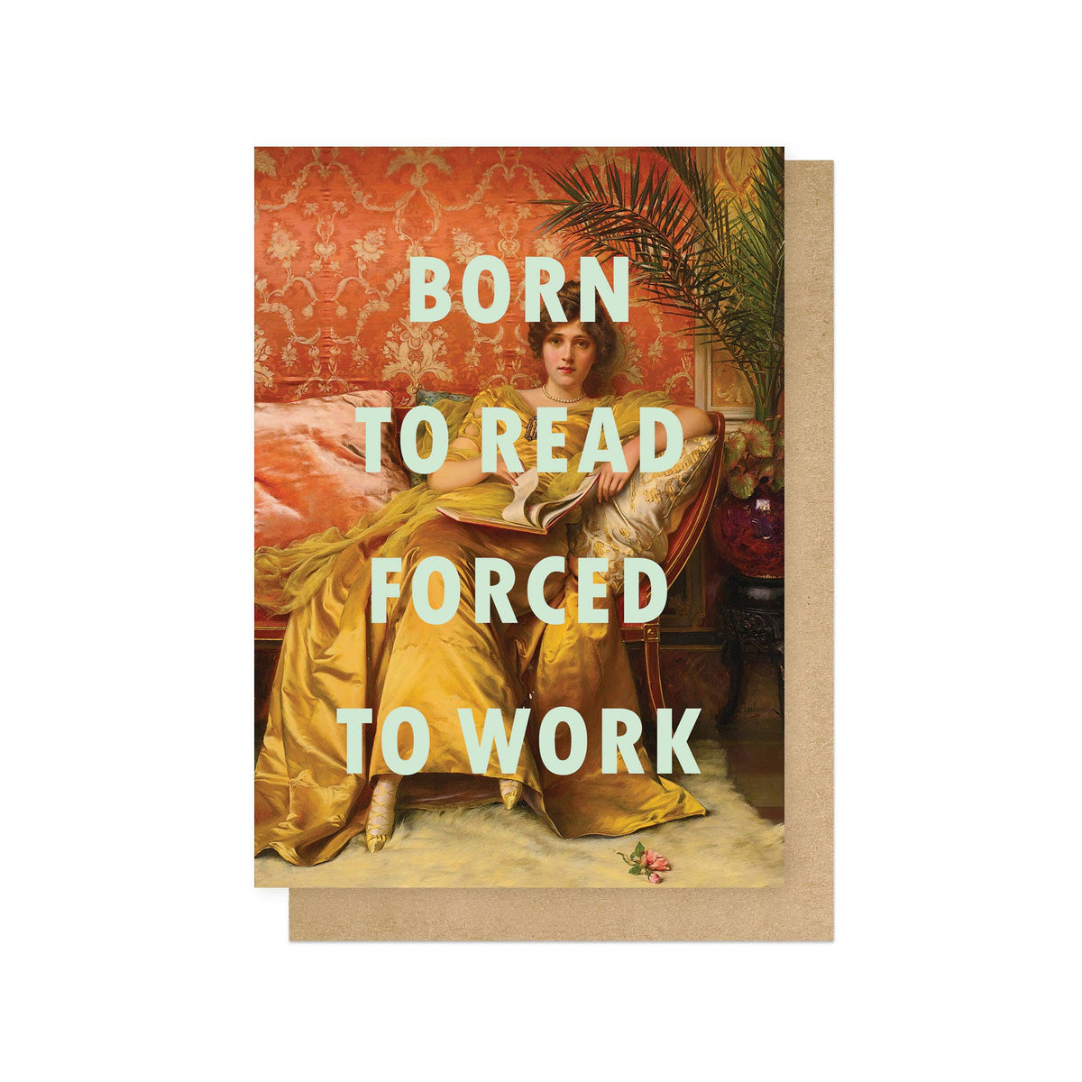 Born To Read Greetings Card: Cello-Free