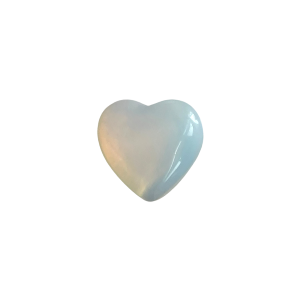 Mini Crystal Heart, 2cm: Opalite