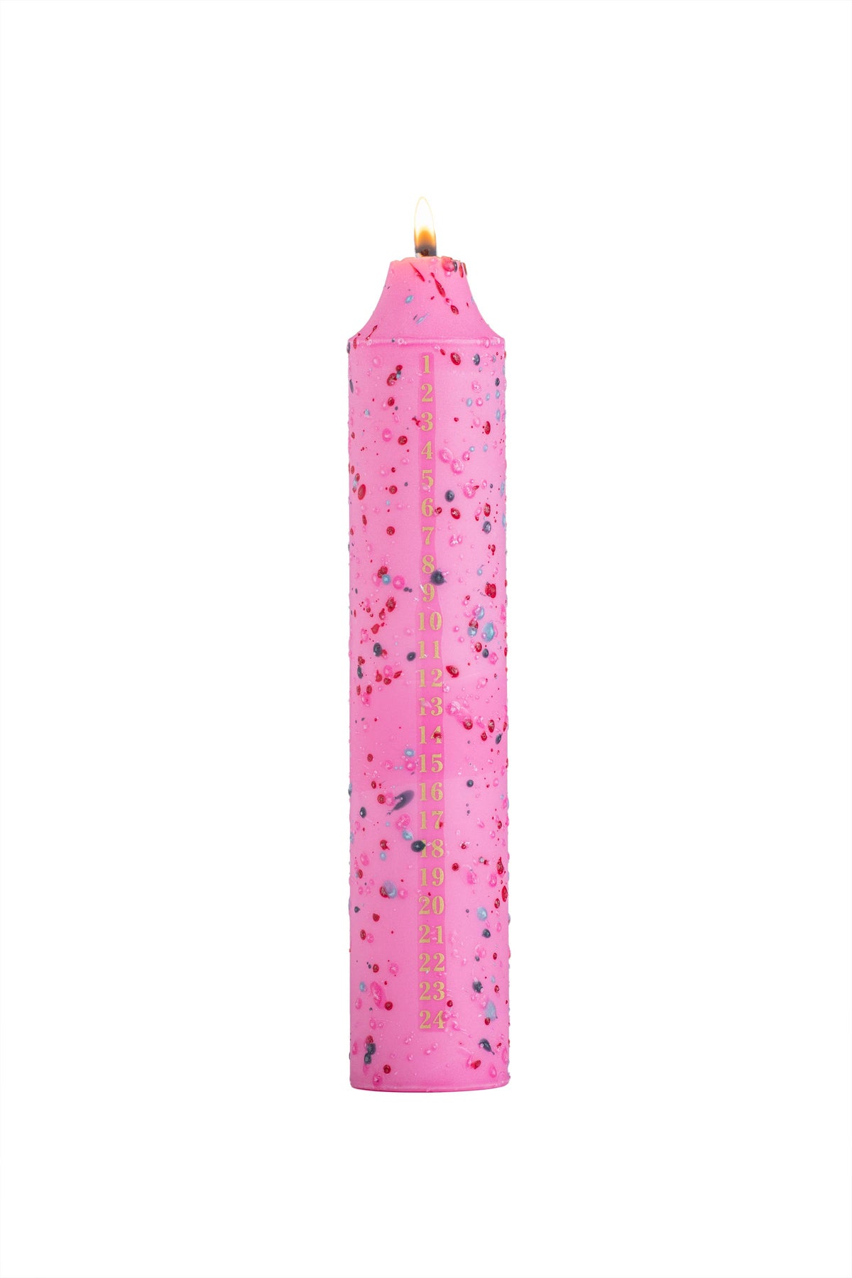 Advent Candles, Scented Christmas Candles, Advent : Green Confetti- Abernethy Forest