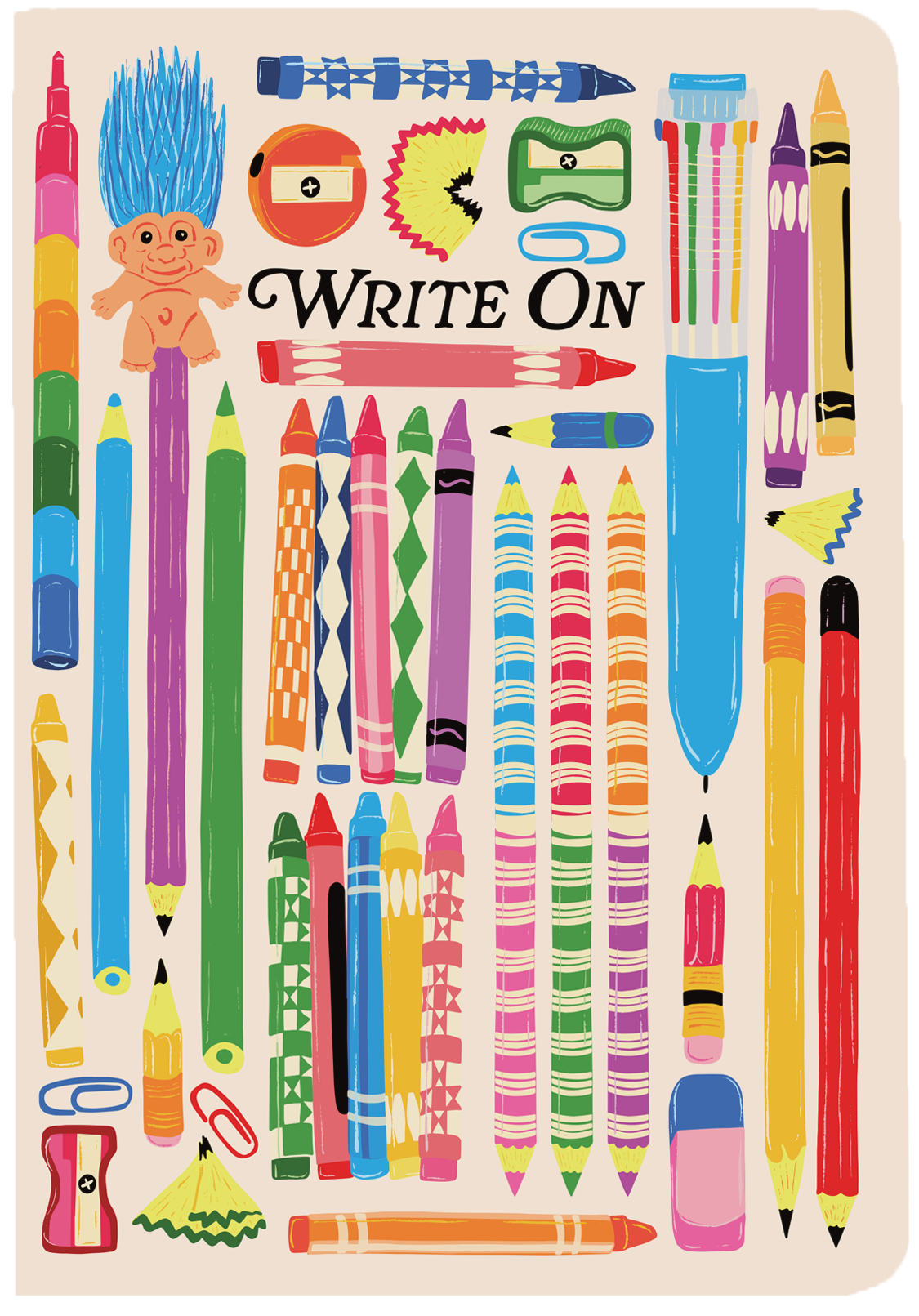 WRITE ON NOTEBOOK
