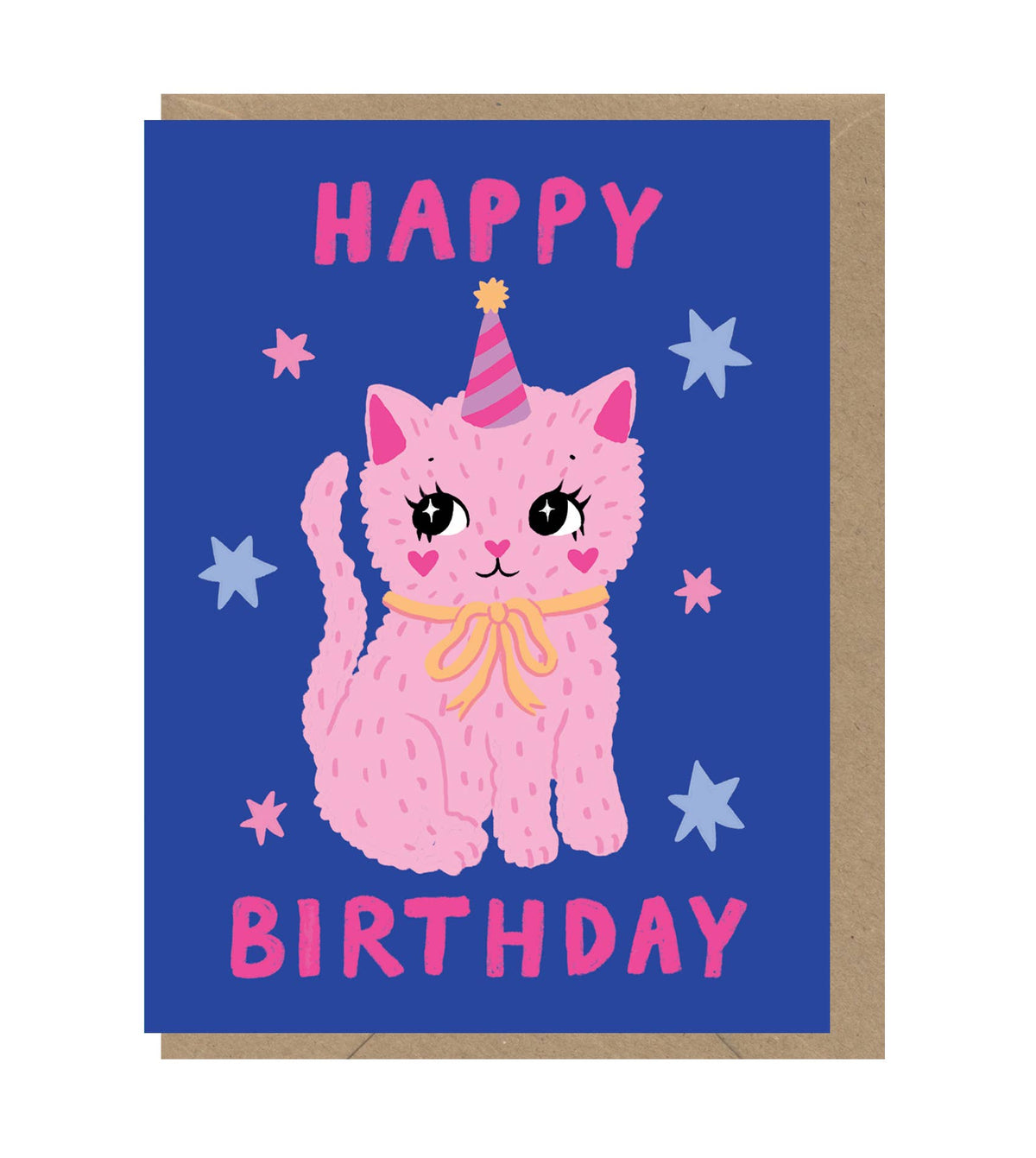LITT2 Birthday Cat - Mini Card