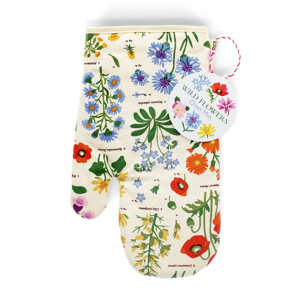 Single Oven Mitt - Wild Flowers
