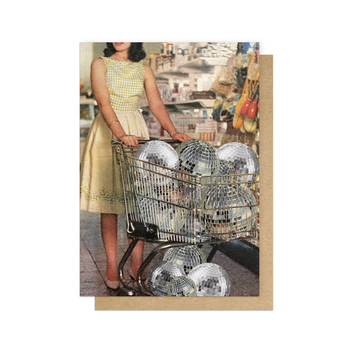 Supermarket Greetings Card: Cello-Free