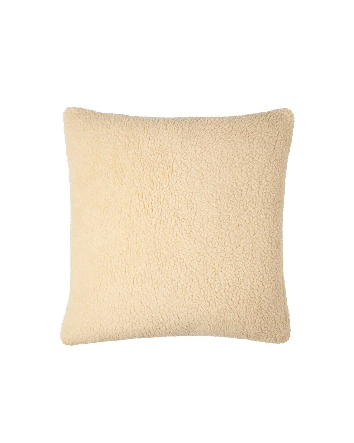 Jasper Square Cushion | Sherpa | Bone