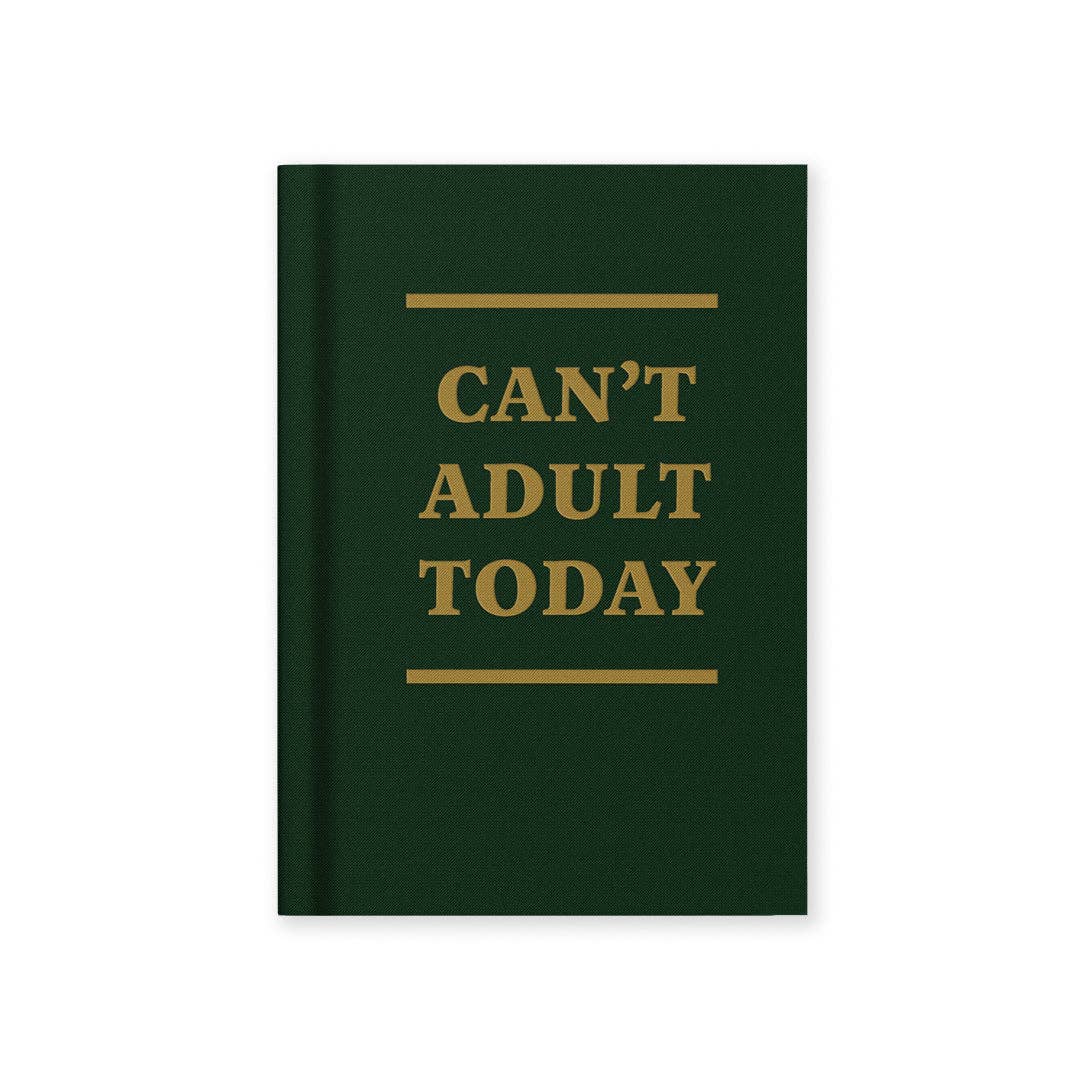 Can't Adult Today A7 Fabric Hardback Notebook (13272)