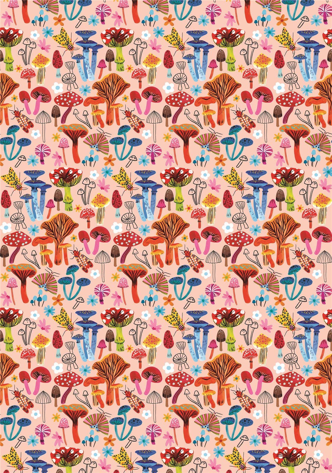 W57 Mushrooms Giftwrap