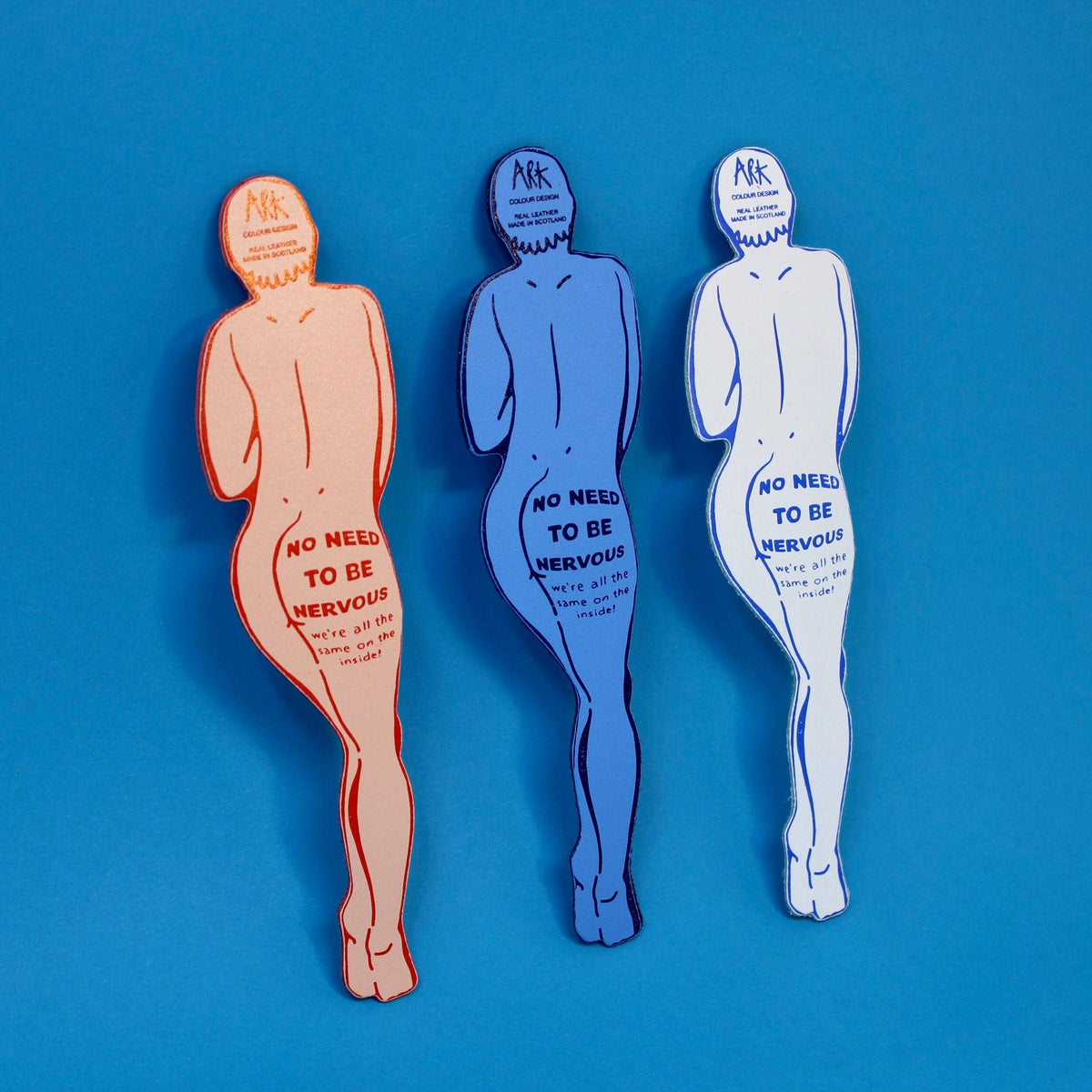 Don't Be Nervous Bookmark: Pale Pink
