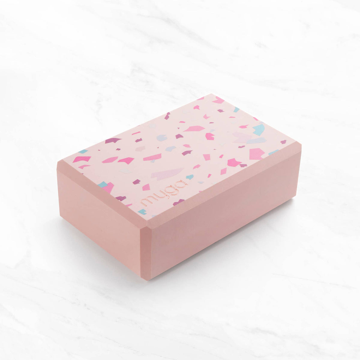 Printed Yoga Blocks: Terrazzo