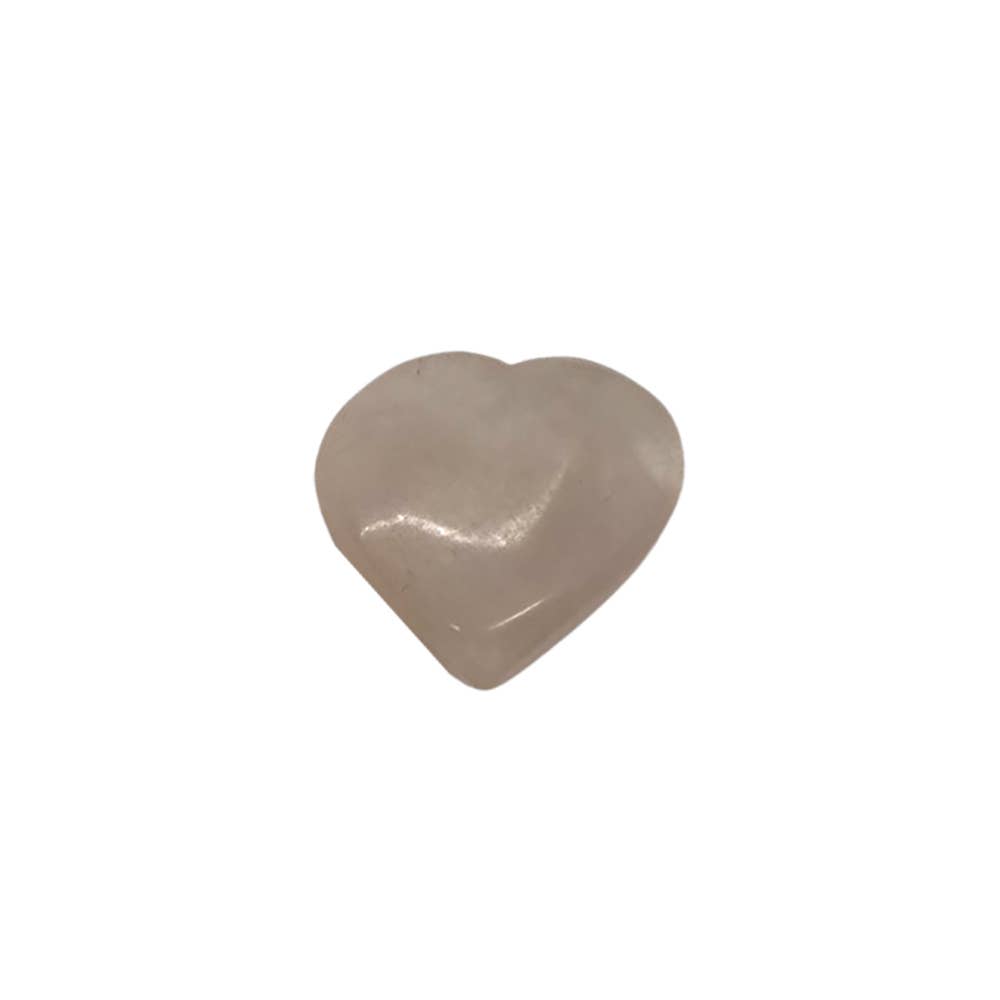 Small Crystal Heart, 3cm: Clear Quartz