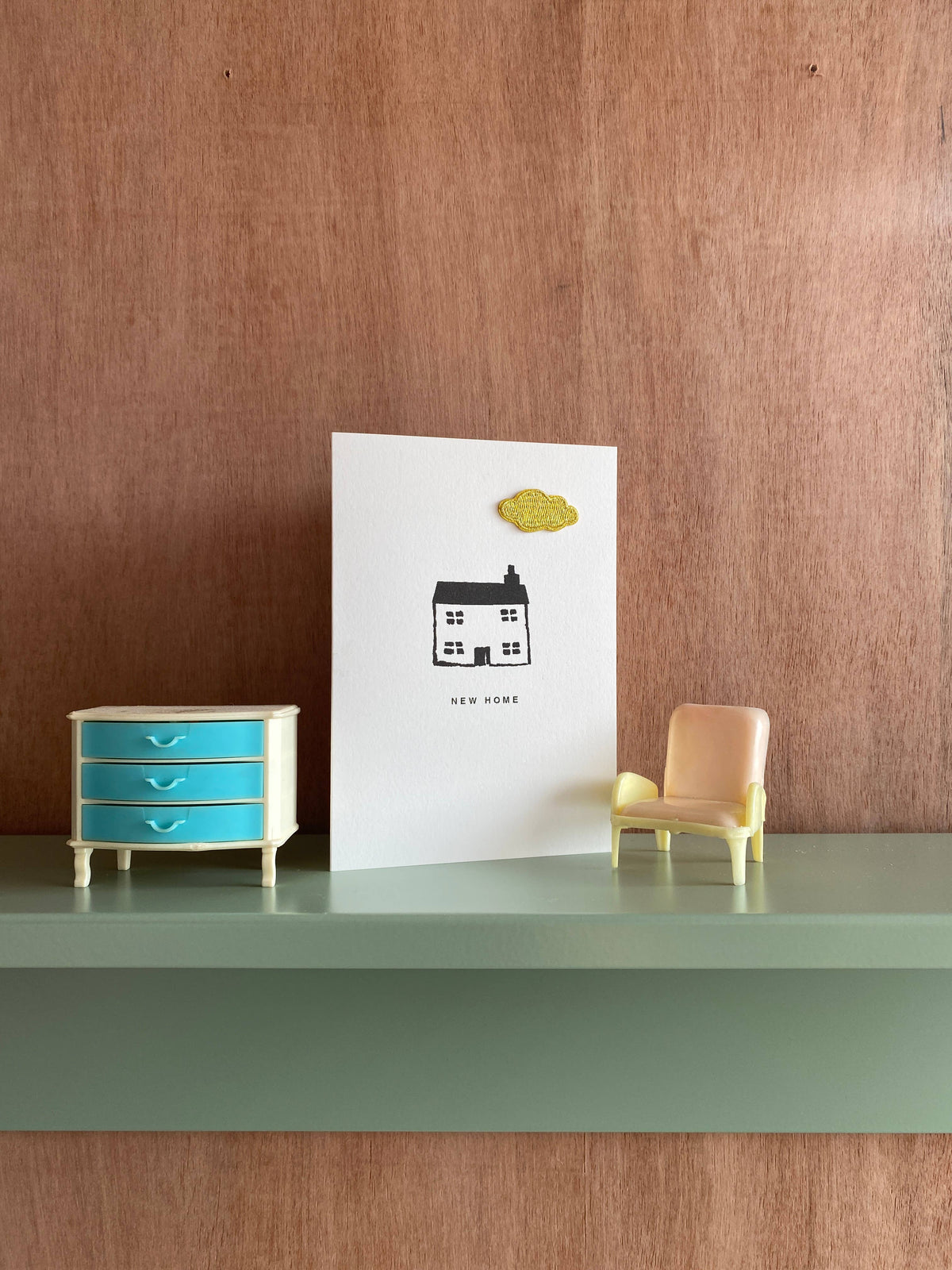 Iron on Charm - Pack of 6 - New Home