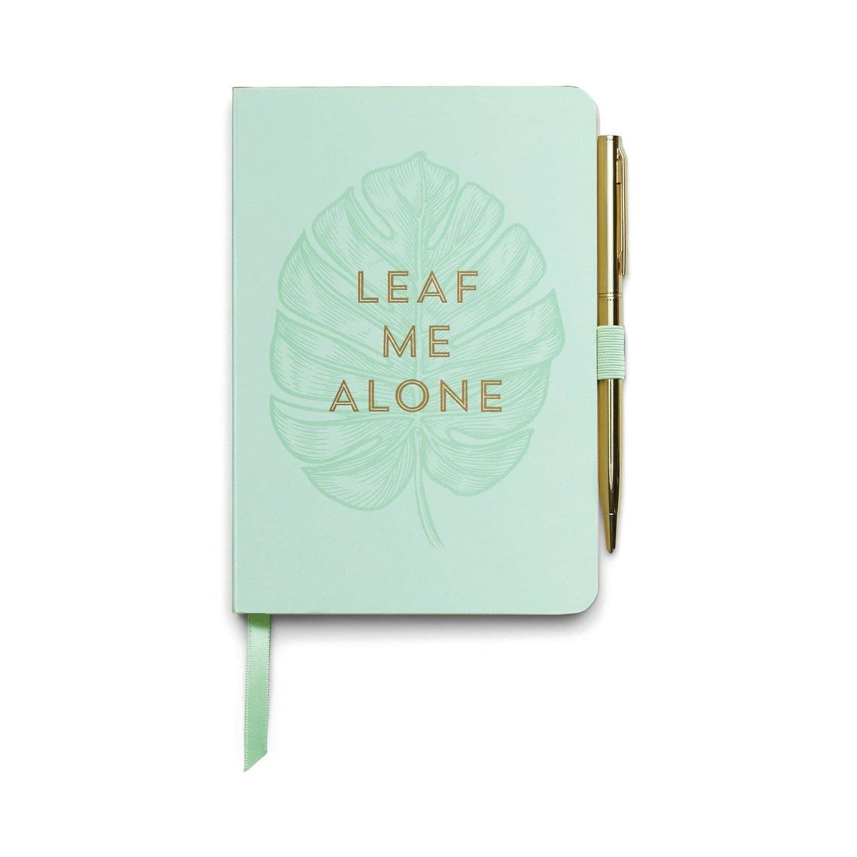 Designworks Ink Vintage Sass Notebook + Pen - Leaf Me Alone