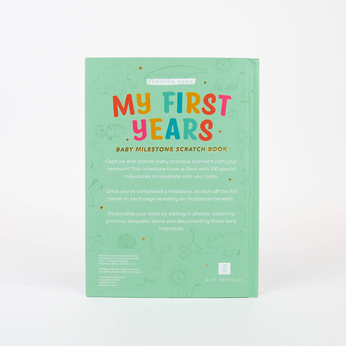 100 Baby Milestone Scratch Book