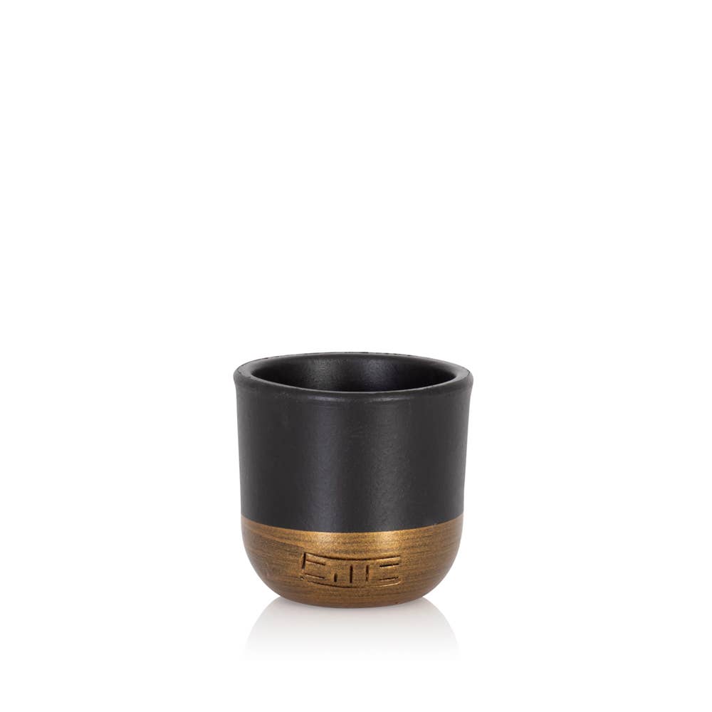Indoor Metallic Dipped Pot/ Planter: Small / Pink And Copper