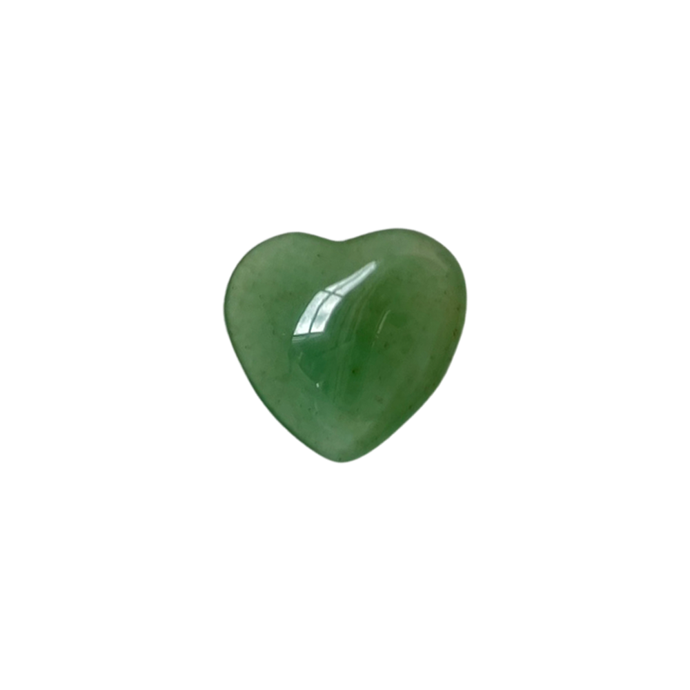 Mini Crystal Heart, 2cm: Green Aventurine