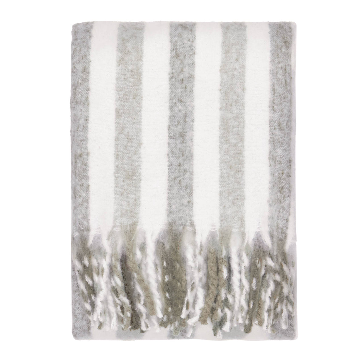 Wylder Beechwood Woven Stripe Throw Heath: Heath / 140x180