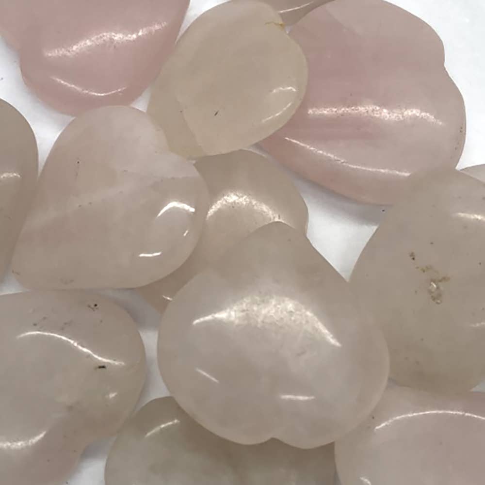 Small Crystal Heart, 3cm: Clear Quartz