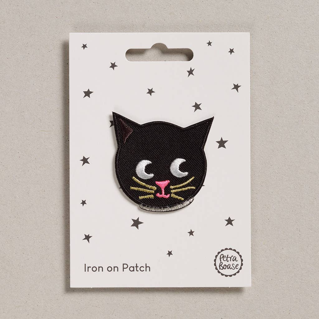 Iron on Patch - Pack of 6 - Cat Face