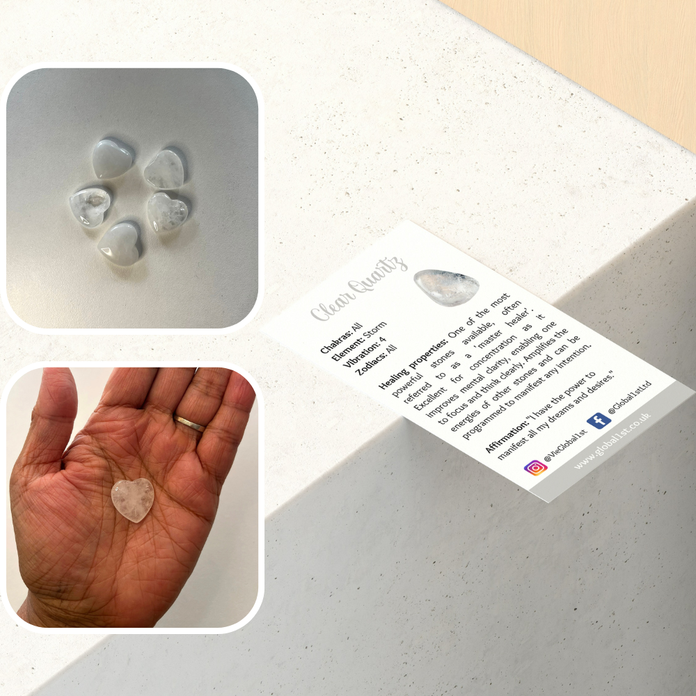 Mini Crystal Heart, 2cm: Lepidolite