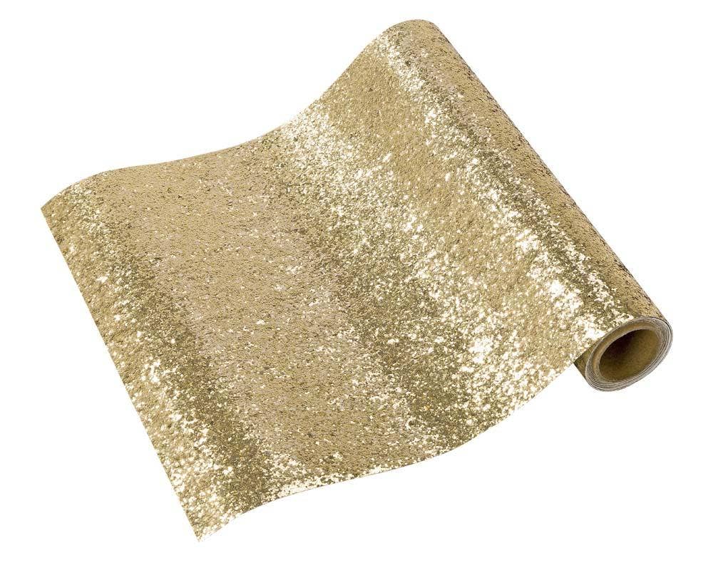 Gold Glitter Table Runner Party Decoration |1.8m |