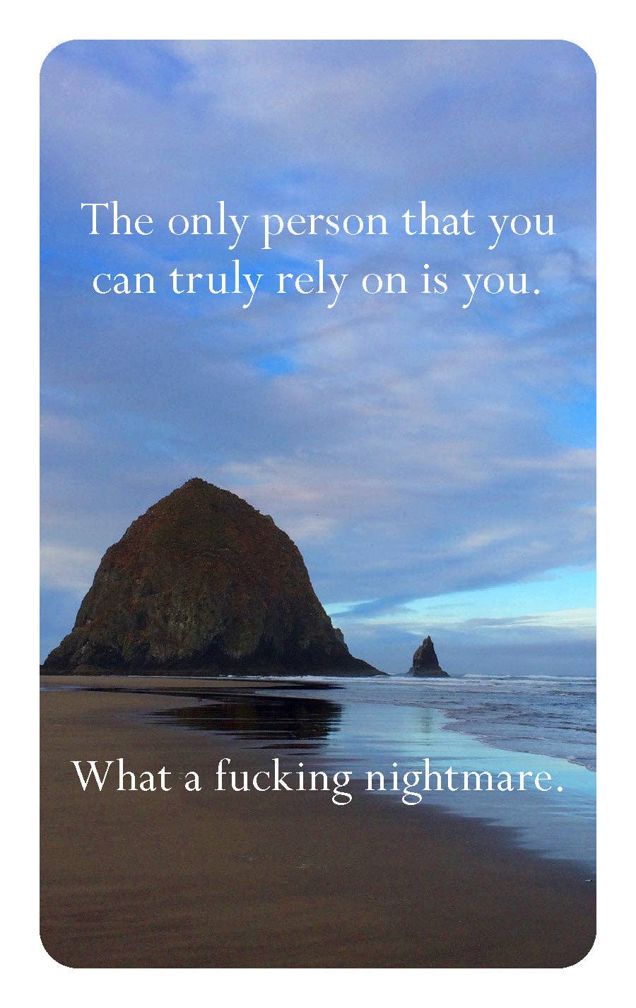 Disappointing Affirmations Deck - 52 Affirmation Cards (Flash Cards (Decks))