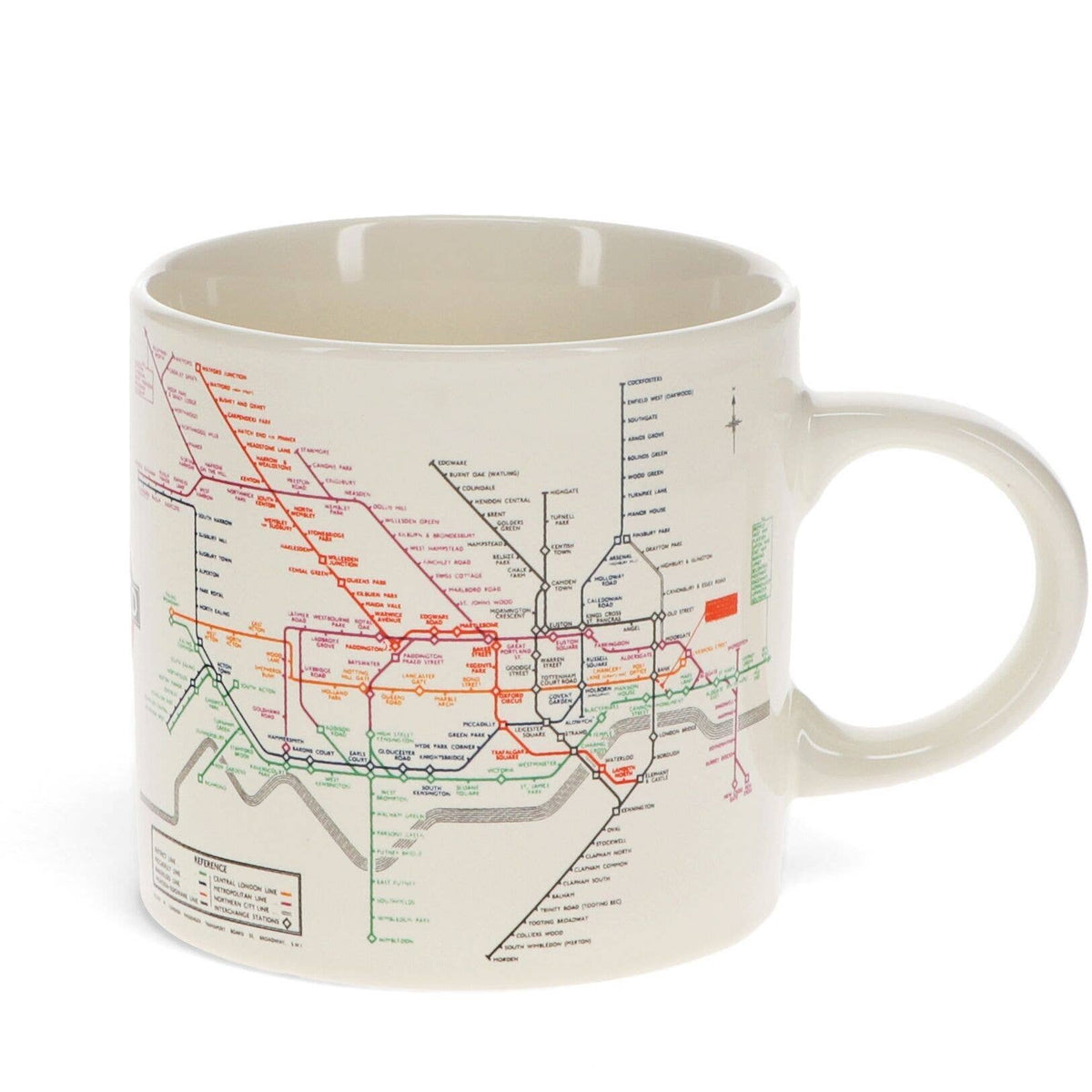 Ceramic Mug - TFL Heritage Tube Map