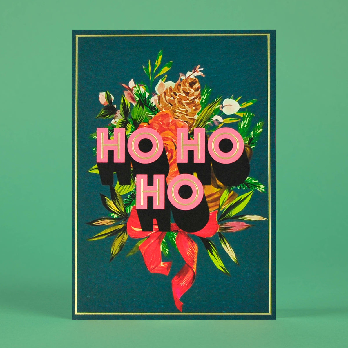 Ho Ho Ho Christmas Card