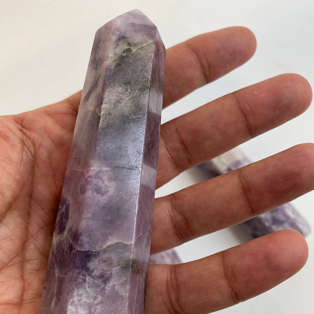 Obelisk Tower, 8-10cm: Green Aventurine