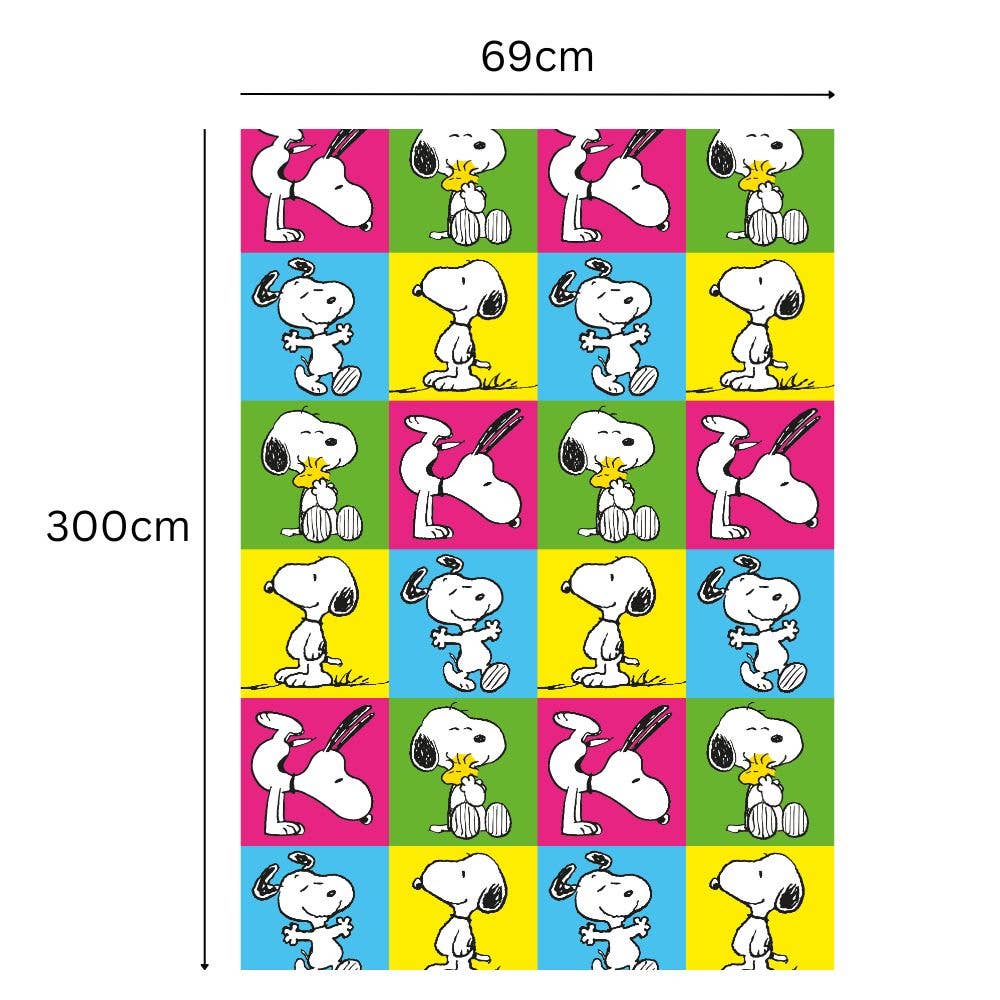 Peanuts Wrapping Paper 3m Roll