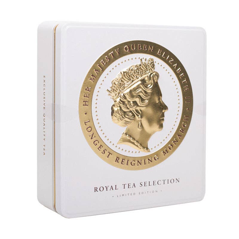 Queen Cameo Ivory Tea Gift Caddy | 32 Teabags