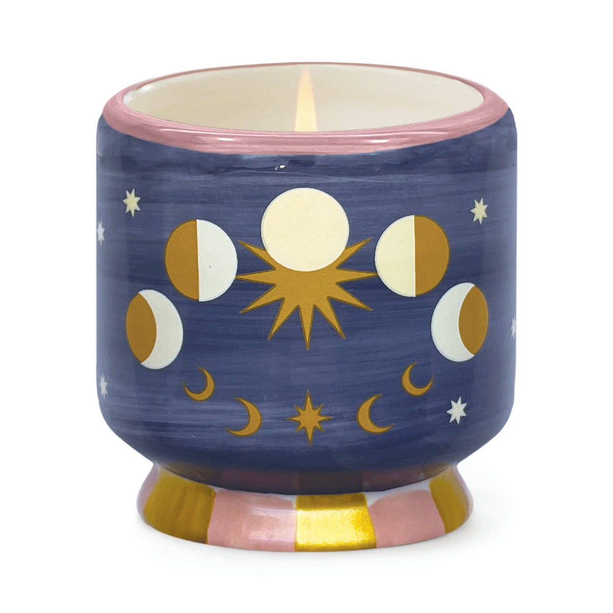 Paddywax A Dopo Moon Phases Ceramic Candle - Jasmine &amp; Rose
